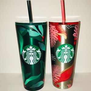 2 STARBUCKS 2019 CHRISTMAS HOLIDAY COLD CUPS